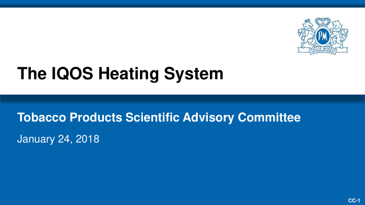 the iqos heating system