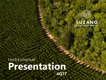 Presentation  4Q17  1  Disclaimer  The  statements  in  this  presentation  constitute