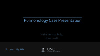 pulmonology case presentation
