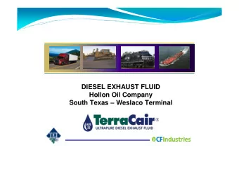 DIESEL EXHAUST FLUID  Hollon Oil Company  South Texas  Weslaco Terminal  1  DEF railcar at