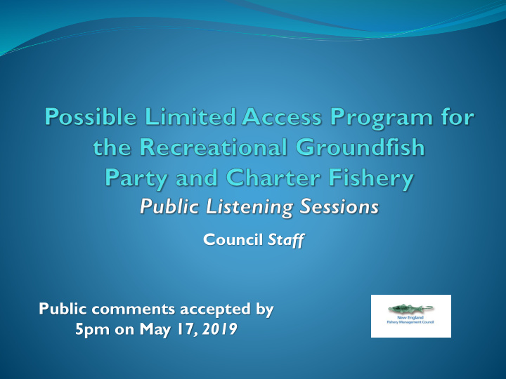 council staff public comments accepted by 5pm on may 17