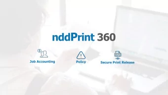 nddPrint 360 offers more to your customer  Web management for corporative profiles  Centralized