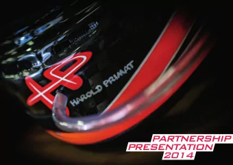 PARTNERSHIP  PRESENTATION  2014  WELCOME  This is your exclusive invitation  to join established