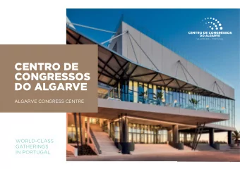CENTRO DE  CONGRESSOS  DO ALGARVE  2  225 Km, 2:30 Min  Lisbon  Seville  Faro airport  Vilamoura