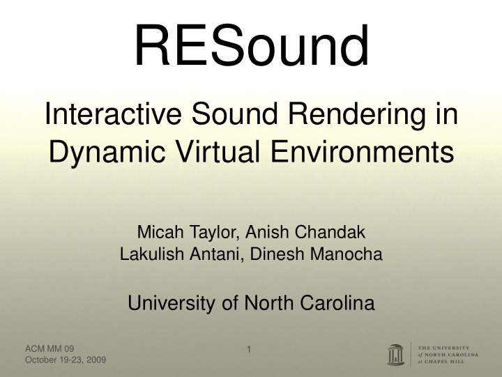 resound