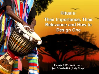 Design One  Umoja XIV Conference  Jeri Marshall &amp; Judy Mays The Collective is Greater than the