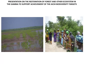 OUTLINE OF THE PRESENTATION  Country profile;  Legal instruments and strategies developed to