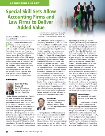 P  ROFESSIONAL SERVICES FIRMS  overseeing distribution of the $20 billion  response, threat