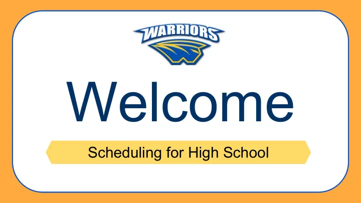 welcome
