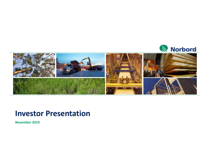 investor presentation