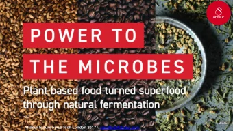 Afineur Future Food Tech London 2017 // camille@Afineur.com How to feed 10 billion people by 2050?