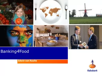 The Challenge   Avoiding the next GFC... The Challenge - Producing  More with Less