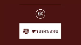 A&amp;M University  To equip you for your first semester at Mays Business School with your BBA