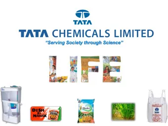 Serving Society through Science  Low Cost Resource Base  Potash  Phosphate  Agri Markets