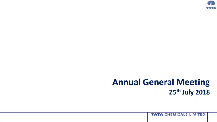 annual general meeting