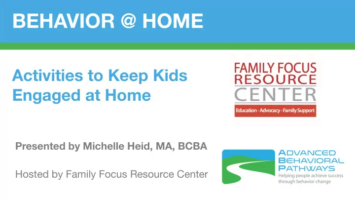 behavior home