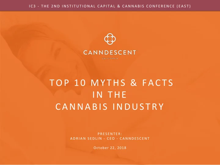 top 10 myths facts in the cannabis industry