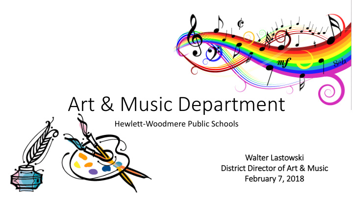 art music department