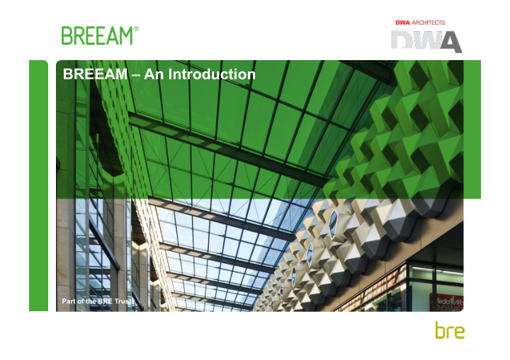 breeam an introduction