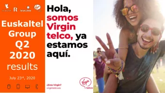 2020  results July 23 rd , 2020 | Disclaimer  This presentation (the &quot;Presentation&quot;) has