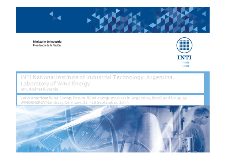 inti national institute of industrial technology