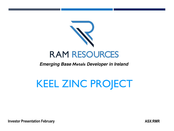 keel zinc project