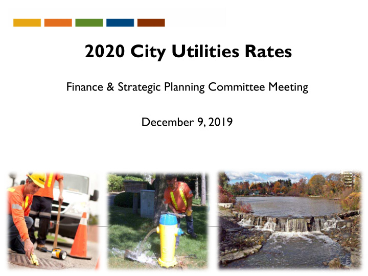 2020 city utilities rates