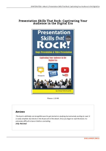 Presentation Skills That Rock: Captivating Your  Presentation Skills That Rock: Captivating Your