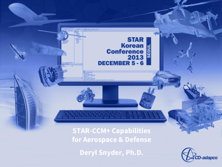 star ccm capabilities for aerospace defense