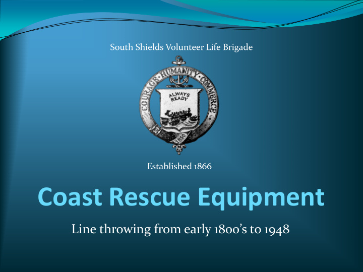 coast rescue equipment