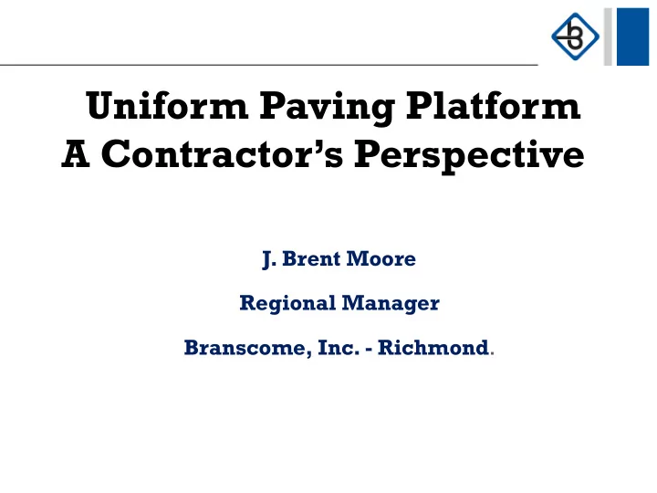 a contractor s perspective