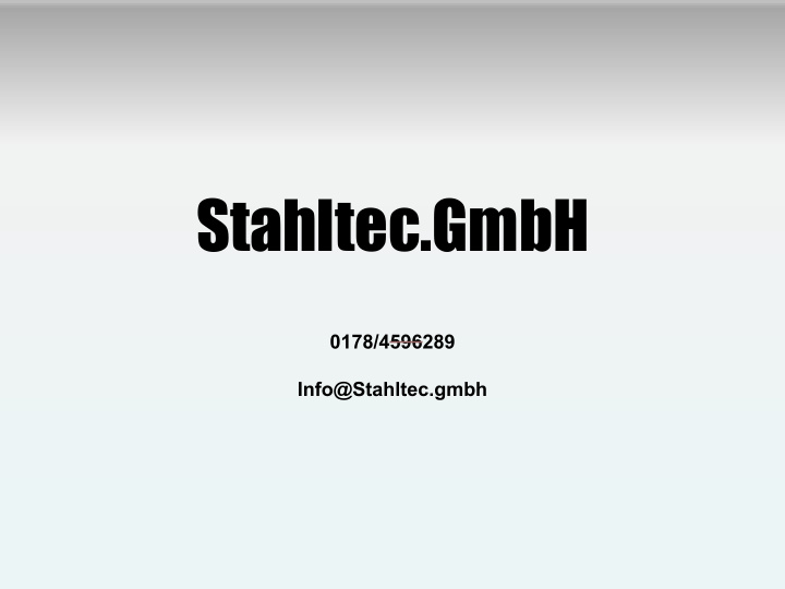 stahltec gmbh