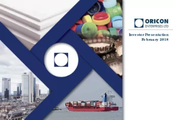 Inve stor  Pr  e se ntation  F  e br  uar  y 2018  E  xe c utive  Summa ry  2  Compa ny Ove r  vie