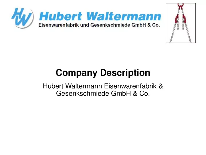 company description