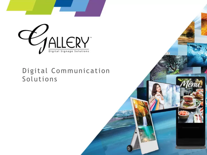 digital communication solutions