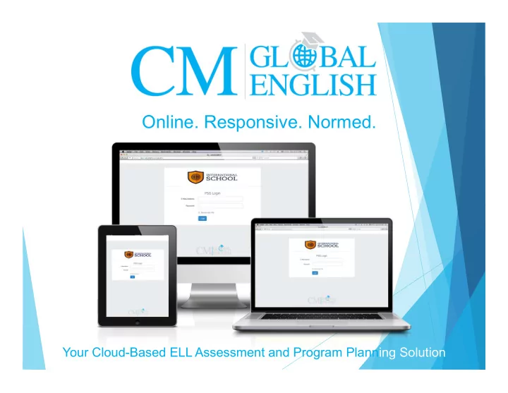 online responsive normed