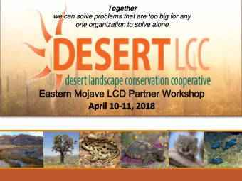 Together  we can solve problems that are too big for any  one organization to solve alone  Eastern