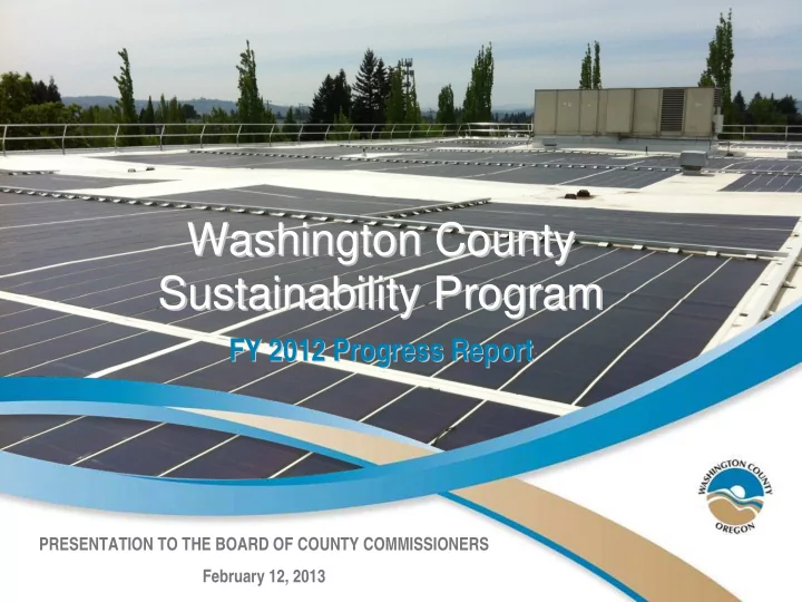 washington county washington county sustainability