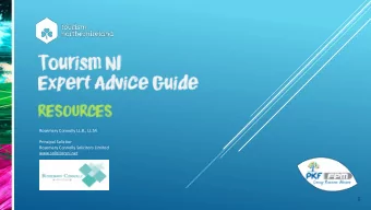 1  Many if not most businesses within the Tourism Sector are now temporarily closed in line  with