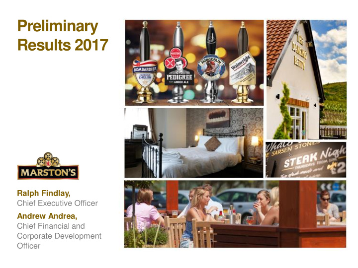 preliminary results 2017