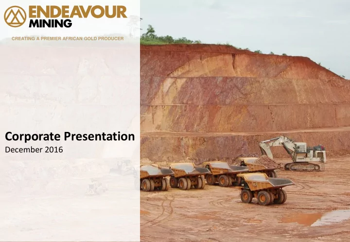 corporate presentation