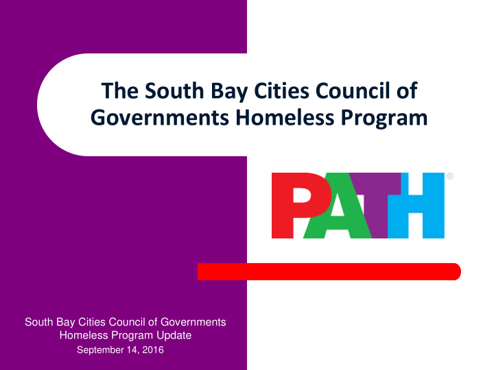 the south bay cities council of