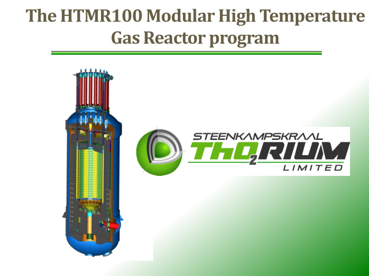 the htmr100 modular high temperature