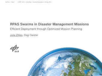 RPAS Swarms in Disaster Management Missions  Efficient Deployment through Optimized Mission
