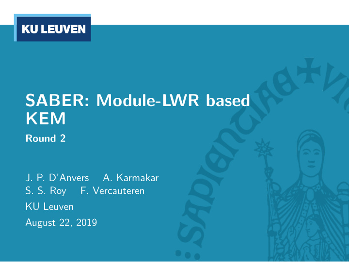 saber module lwr based kem