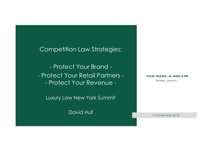competition law strategies protect your brand protect