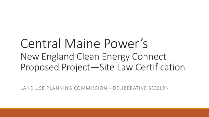 central maine power s
