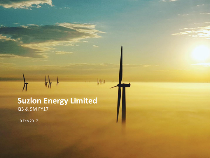 suzlon energy limited