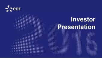 Presentation  Disclaimer  This presentation does not constitute an offer to sell securities in the