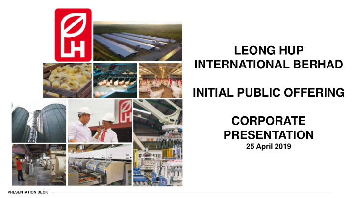 leong hup international berhad initial public offering